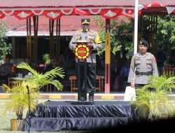 Kapolda Papua Pimpin Apel Gelar Pasukan Operasi Mantap Brata Cartenz 2023-2024