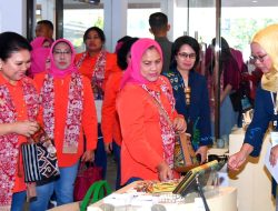 Tinjau Dekranasda Provinsi Jabar, Ibu Iriana dan OASE KIM Motivasi Para Pelaku UMKM