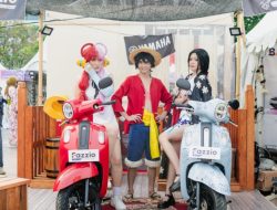 Angkat Tema Anime, Skutik Classy Yamaha Jadi Daya Tarik di Event Jak-Japan Matsuri 2023