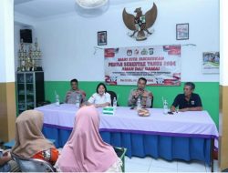 Asistensi Satkamling Kapolsek Mampang Ajak Warga Jaga Kamtibmas Jelang Pemilu