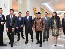 Bertemu Ketua Komite Tetap Kongres Rakyat Provinsi Zheijang, Wapres Ma’ruf Amin Dukung Perluasan Bidang Kerja Sama Indonesia dan Tiongkok