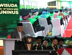 Hadiri Sidang Senat Terbuka UNINUS, Wapres Ma’ruf Amin Harapkan Arsitektur Pendidikan Cetak SDM Terampil