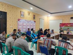 Jelang Nataru 2024, Polsek Karawaci Gelar Rakor Tiga Pilar