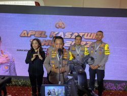 Kapolri Pimpin Apel Kasatwil, Pastikan Pemilu 2024 Berjalan Baik
