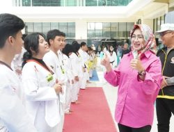 UKT Gabungan Taekwondo Tangsel, Airin Rachmi Diany Beri Motivasi Para Atlet