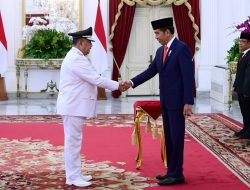 Presiden Jokowi Lantik Edy Nasution sebagai Gubernur Riau