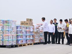 Presiden Jokowi Lepas Bantuan Kemanusiaan ke Palestina