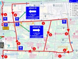 Rekayasa Lalu Lintas Pekerjaan Pembongkaran Jembatan Penyeberangan Orang (JPO) Thamrin 10
