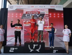 Rio SB Berhasil Keluar Sebagai Juara Umum Ajang Balap One Make Race Honda City Hatchback RS Speed Challenge