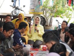 Kedatangan Airin Rachmi Diany di Tangerang Disambut Teriakan Prabowo-Gibran Menang Satu Putaran