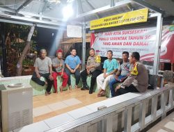 Jaga Harkamtibmas Kanit Binmas Polsek Kawasan Sunda Kelapa Sambangi Siskamling