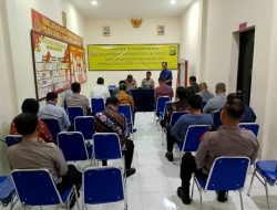 Jelang pengamanan Nataru, Polsek Ciracas gelar Rakor bersama pengurus gereja