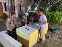 Patroli Malam Dialogis Polsek Kepulauan Seribu Utara Waspadai Hoax serta Paham Radikal menjelang Pemilu 2024