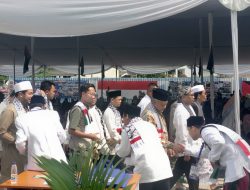 Personil Polsek Bantargebang Pengamanan Kegiatan Aksi Damai untuk Palestina di Yayasan Rejis Mustika Jaya