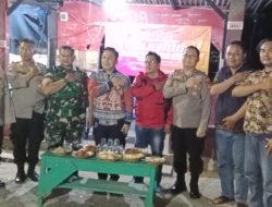 Polres Jaksel Cangkrukan Bareng Warga Jamin Keamanan Jelang Nataru