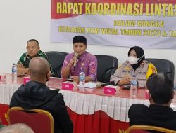 Rakor Lintas Sektoral Dalam Rangka Pengamanan Perayaan Natal 2023 Dan Tahun Baru 2024