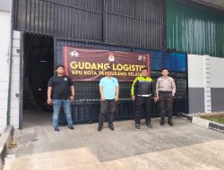 Satuan Samapta Polres Tangerang Selatan Laksanakan Pengamanan dan pemantauan gudang logistik KPU