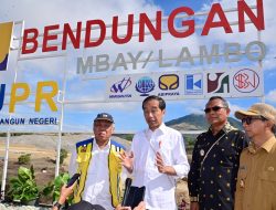 Tinjau Pembangunan Bendungan Mbay, Presiden: Ini Strategi Wujudkan Kedaulatan Pangan