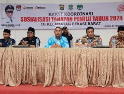Wakapolsek Bekasi Kota hadiri Rapat Koordinasi Sosialisasi Tahapan Pemilu 2024 di Bekasi Barat