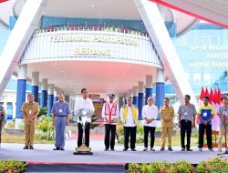 Presiden Joko Widodo Apresiasi Kerja Sama Pusat dan Daerah Bangun Terminal Pakupatan Tipe A Serang
