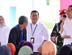 Presiden Joko Widodo dan Ibu Iriana Cek Penyaluran Bantuan Pangan di Kota Salatiga Jateng