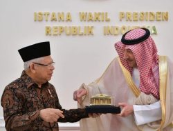 Bahas Palestina dengan Wamenlu Arab Saudi, Wapres Ma’ruf Amin Sampaikan Tiga Poin Penting