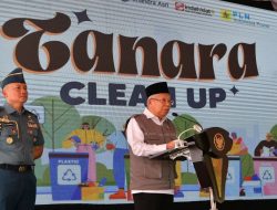 Gerakan Bersama Jaga Lingkungan, Wapres Ma’ruf Amin Apresiasi Tanara Clean Up
