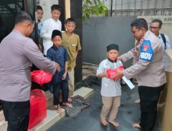 Jumat barokah, Polsek Cakung rutin santuni anak yatim dan gelar doa Bersama