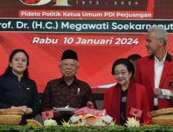 Konsisten Netral, Salam Metal Wapres Ma’ruf Amin Wujud Hargai HUT PDIP