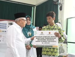 Upaya Pengentasan Kemiskinan, Wapres Ma’ruf Amin Tinjau Program Pemberdayaan Sosial dan Serahkan Bantuan BAZNAS di Yogyakarta