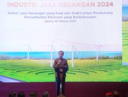 Presiden Joko Widodo Ajak Industri Jasa Keuangan Dukung Pertumbuhan Ekonomi Berkelanjutan