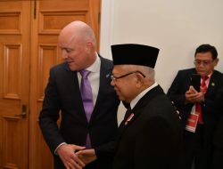 Bertemu PM Selandia Baru, Wapres Ma’ruf Amin Tegaskan Indonesia Utamakan Keselamatan Pilot Susi Air