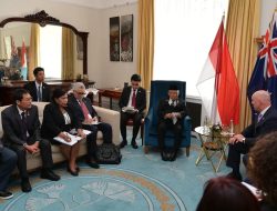 Bertemu Wapres Ma’ruf Amin RI, PM Selandia Baru Ucapkan Selamat atas Kelancaran Proses Pemilu di Indonesia