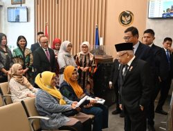 Dengar Curhatan Pekerja Migran Indonesia di Abu Dhabi, Wapres Ma’ruf Amin Minta KBRI Berikan Perlindungan Terbaik