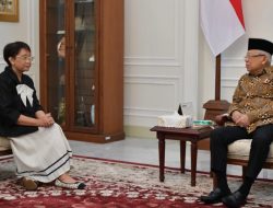 Laporkan Perkembangan Situasi Konflik Iran-Israel, Menlu Temui Wapres Ma’ruf Amin