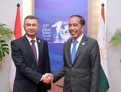 Bertemu PM Tajikistan, Presiden Jokowi Bahas Kerja Sama Pengelolaan Air