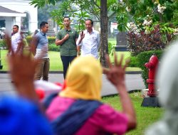 Presiden Jokowi Berbagi Kebahagiaan dengan Warga Yogyakarta