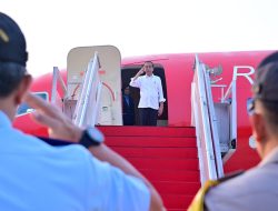 Presiden Jokowi Kunjungan Kerja ke Sumatra Selatan