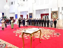 Presiden Jokowi Saksikan Pengucapan Sumpah Anggota LPSK 2024-2029