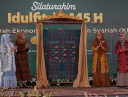 Saksikan Peluncuran Batik Motif Tanara, Wapres Ma’ruf Amin Minta KDEKS Banten Kembangkan Produk Lokal Hingga Pasar Global