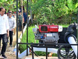 Antisipasi Kekeringan Panjang, Presiden Jokowi Tinjau Pompanisasi di Kabupaten Semarang