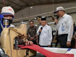 Ditinjau Wapres Ma’ruf Amin, Produksi Karpet Mobil-Mobil Ternama Dunia Ternyata di Pasuruan
