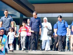 Edukasi Keberagaman Budaya Indonesia, Presiden Jokowi dan Ibu Iriana Ajak Cucu ke TMII