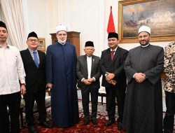 Pertemuan Wapres Ma’ruf Amin dengan Wakil Grand Syekh Al-Azhar, Perkuat Kerja Sama Penyebaran Islam Moderat