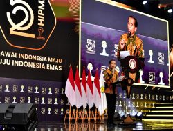 Presiden Jokowi Ajak Hipmi Fokus pada Bonus Demografi untuk Capai Indonesia Emas 2045