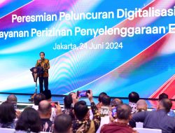 Presiden Jokowi Luncurkan Digitalisasi Layanan Perizinan Penyelenggaraan Event