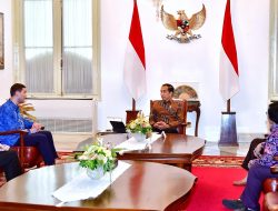 Presiden Jokowi Terima Delegasi Menteri Iklim dan Lingkungan Hidup Norwegia di Istana Merdeka