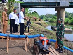 Presiden Joko Widodo Tinjau Pompanisasi di Jawa Tengah