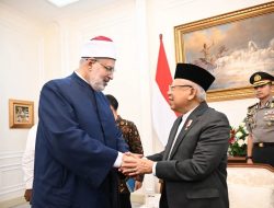 Terima Kunjungan Wakil Grand Syekh Al-Azhar, Wapres Ma’ruf Amin Dukung Kebijakan Baru Proses Seleksi Mahasiswa Indonesia