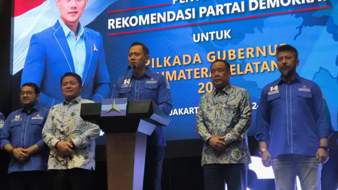 Keputusan Tepat AHY Usung Herman Deru-Cik Ujang di Pilgub Sumsel 2024